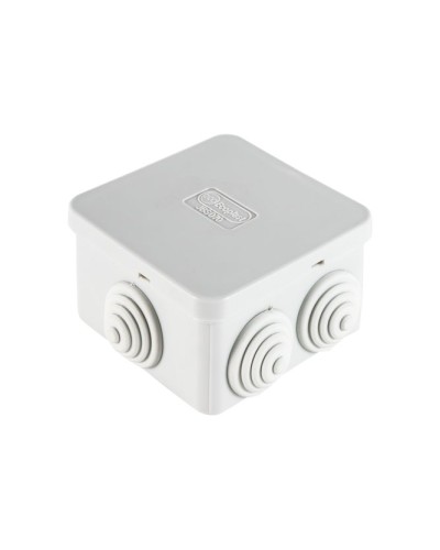 Коробка JBS070 70х70х40, 6 вых., IP44, серая (44056). Коробка монтажная. Экопласт в Кургане
