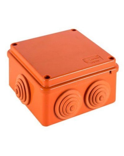 Коробка JBS100 100х100х55, 6 вых., 12P (1,5-6мм²) (43507HF). Коробка монтажная, огнестойкая, без галогена. Экопласт в Кургане