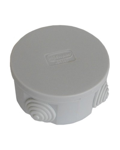 Коробка JBR080 D=80х40, 4 вых., IP44, белая (44005W-1). Коробка монтажная. Экопласт в Кургане