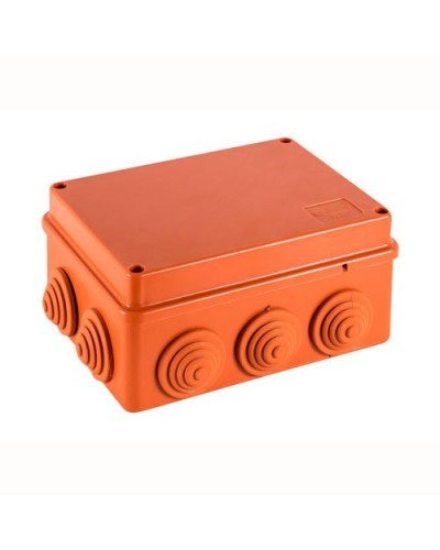 Коробка JBS150 150х110х70, 10 вых., 10P (0,15...2,5мм²) (43089HF). Коробка монтажная, огнестойкая, без галогена. Экопласт в Кургане