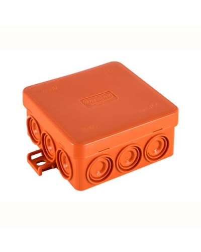 Коробка JBL085 85х85х38, 12 вых., 2P (1,5-10мм²) (43715HF): Коробка монтажная, огнестойкая, без галогена в Кургане