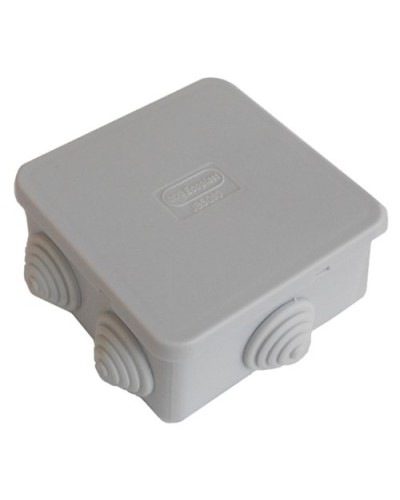 Коробка JBS080 85х85х50, 6 вых., IP44, белая (44066W-1). Коробка монтажная. Экопласт в Кургане