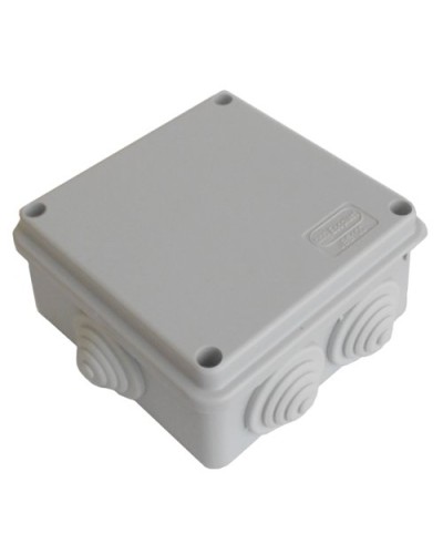 Коробка JBS100 100х100х55, 6 вых., 3P (0,15...2,5мм²) серая (43007HF-GR). Коробка монтажная, огнестойкая, без галогена. Экопласт в Кургане