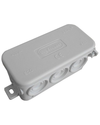 Коробка JBL090 90х42х40, 10 вых., IP55, серая (44055). Коробка монтажная. Экопласт в Кургане