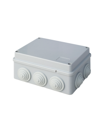Коробка JBS150 150х110х70, 10 вых., IP55, серая (44009). Коробка монтажная. Экопласт в Кургане