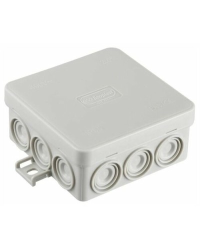Коробка JBL085 85х85х38, 12 вых., 4P (1,5…10мм²) серая (43765HF-GR). Коробка монтажная, огнестойкая, без галогена. Экопласт в Кургане