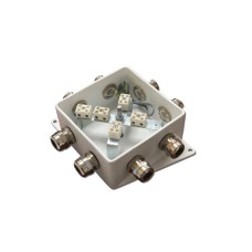 КМ-О (10к)-IP66-120х120, два ввода: Коробка монтажная огнестойкая