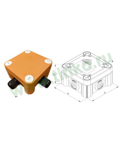 КМ-О-1010(П)(8к)-IP66(П6-12): Коробка монтажная огнестойкая в Кургане