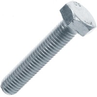 Болт с шестигранной головкой оцинкованный М10х70 (DIN 933) (25 шт) (PR08.5196). Болт с шестигранной головкой. Промрукав