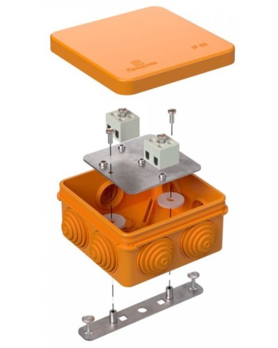 Коробка огнестойкая 80х80х40 (40-0210-FR2.5-4). Коробка огнестойкая для открытой установки. Промрукав в Кургане