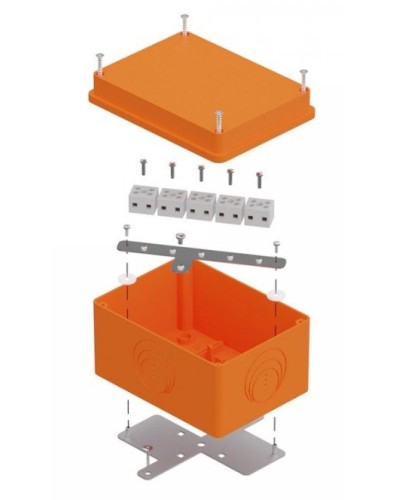 Коробка огнестойкая 150х110х90 E15-E120 для о/п (40-0351-FR2.5-10). Коробка огнестойкая для открытой установки. Промрукав в Кургане