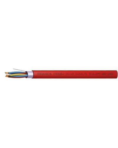 КПСВЭВнг(А)-LS 4х2х0,75 (Спецкабель). Кабель симметричный для систем сигнализации и управления, групповой прокладки, с пониженным дымо- и газовыделением. Спецкабель в Кургане